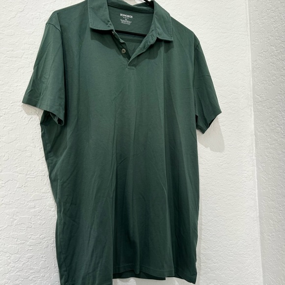 💥PRICE⬇️ BONOBOS Men’s Slim Fit Green Shirt • size XL - Picture 5 of 5